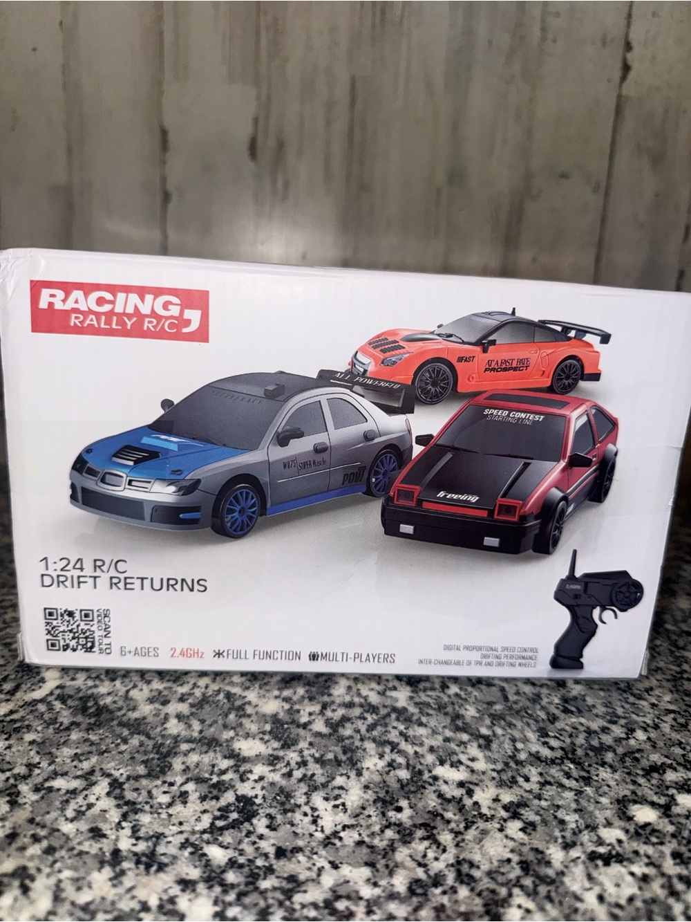 1:24 Drift Returns - Blue, Orange & Red Drift Cars